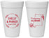 Personalized Wedding 20 oz Foam Cups - Alabama | 150