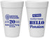 Personalized Retirement 20 oz Foam Cups - Police Officer | 150013