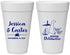 Personalized Wedding 20 oz Foam Cups - Delaware | 157