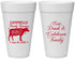 Personalized Family Reunion 20 oz Foam Cups - Bbq Eat Drink | 160004