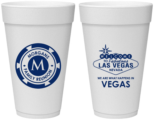 Personalized Family Reunion 20 oz Foam Cups - Las Vegas | 160037