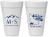 Personalized Wedding 20 oz Foam Cups - Idaho | 161