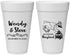 Personalized Wedding 20 oz Foam Cups - Maryland | 169