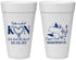 Personalized Wedding 20 oz Foam Cups - Massachusetts | 170