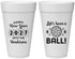 Personalized New Years 20 oz Foam Cups - 2027 Lets Have A Ball | 170001