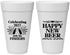 Personalized New Years 20 oz Foam Cups - 2027 Happy New Beer | 170004