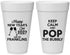 Personalized New Years 20 oz Foam Cups - 2027 Pop The Bubbly | 170006