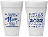 Personalized New Years 20 oz Foam Cups - 2027 Confetti | 170027