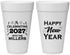 Personalized New Years 20 oz Foam Cups - 2027 Nye Confetti | 170028