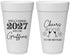Personalized New Years 20 oz Foam Cups - 2027 Cheers | 170029