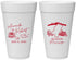 Personalized Wedding 20 oz Foam Cups - Mississippi | 173