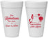 Personalized Wedding 20 oz Foam Cups - New Mexico | 180