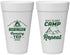 Personalized Family Vacation 20 oz Foam Cups - Eat Sleep Camp Repeat | 180014