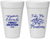 Personalized Family Vacation 20 oz Foam Cups - Mountains | 180024