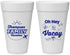 Personalized Family Vacation 20 oz Foam Cups - Beach | 180056