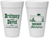 Personalized Wedding 20 oz Foam Cups - Oklahoma | 185