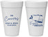 Personalized Wedding 20 oz Foam Cups - Oregon | 186