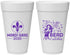 Personalized Mardi Gras 20 oz Foam Cups - Bead Catcher Nola | 190000