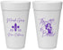 Personalized Mardi Gras 20 oz Foam Cups - Throw Me The Beads | 190008