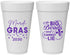 Personalized Mardi Gras 20 oz Foam Cups - Big Bead Fleur De Lis | 190018