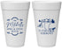 Personalized Wedding 20 oz Foam Cups - Vermont | 194