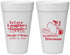 Personalized Wedding 20 oz Foam Cups - Wisconsin | 198