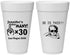 Personalized Birthday 20 oz Foam Cups - 30th | 20000