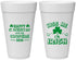 Personalized St Patricks Day 20 oz Foam Cups - Kiss Me I Am Irish | 200004