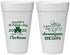 Personalized St Patricks Day 20 oz Foam Cups - Shenanigans Leprechaun | 200011