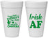 Personalized St Patricks Day 20 oz Foam Cups - Irish Af Leprechaun | 200012