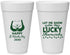 Personalized St Patricks Day 20 oz Foam Cups - Shamrocks | 200015