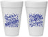 Personalized Birthday 20 oz Foam Cups - Cheers Beers To 50 Years | 20003