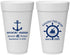 Personalized Birthday 20 oz Foam Cups - 45th Nautical | 20023
