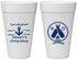 Personalized Birthday 20 oz Foam Cups - Ship Faced Nautical | 20024