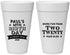 Personalized Birthday 20 oz Foam Cups - 40th | 20045