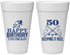 Personalized Birthday 20 oz Foam Cups - 50th Keeping It Reel | 20066