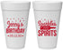 Personalized Birthday 20 oz Foam Cups - Sparkles Spirits | 20083