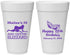 Personalized Birthday 20 oz Foam Cups - 20th Mardi Gras | 20084