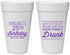 Personalized Birthday 20 oz Foam Cups - 25th | 20093
