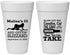 Personalized Birthday 20 oz Foam Cups - 25th Strip Club | 20102