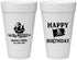 Personalized Birthday 20 oz Foam Cups - 60th Pirate | 20106