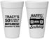 Personalized Birthday 20 oz Foam Cups - 50th Cassette Tape | 20118