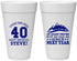 Personalized Birthday 20 oz Foam Cups - 40th Over The Hill | 20123