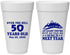 Personalized Birthday 20 oz Foam Cups - 50th Over The Hill | 20124