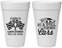 Personalized Birthday 20 oz Foam Cups - 50th Race Car | 20187