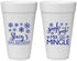 Personalized Birthday 20 oz Foam Cups - 30th Christmas | 20188