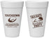 Personalized Birthday 20 oz Foam Cups - 30th Football | 20189