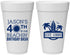 Personalized Birthday 20 oz Foam Cups - 40th Beach | 20212