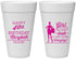 Personalized Birthday 20 oz Foam Cups - 40th | 20223