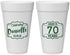 Personalized Birthday 20 oz Foam Cups - Cheers To 70 Years | 20227